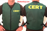 Green CERT Vest with adjustable sides