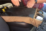 Center console car organizer - photography gear by The Vest Guy
