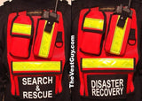 Search & Rescue Reflective Chestpack / Disaster Recovery Chest Pack
