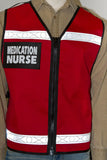 Red VA Medical Vest