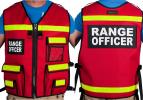 Red Reflective Range Officer Vest