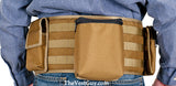 MOLLE Pouch Belt - Safari Belt with MOLLE in coyote