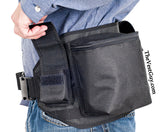 Black MOLLE pouch photography belt