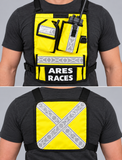 Ares Races Radio Chest Pack with reflective