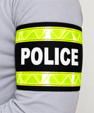 Adjustable Reflective POLICE Armband