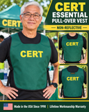 CERT Essential Pull-Over Vest — Non-Reflective