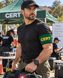 Forest Green CERT Armband – Non-Reflective
