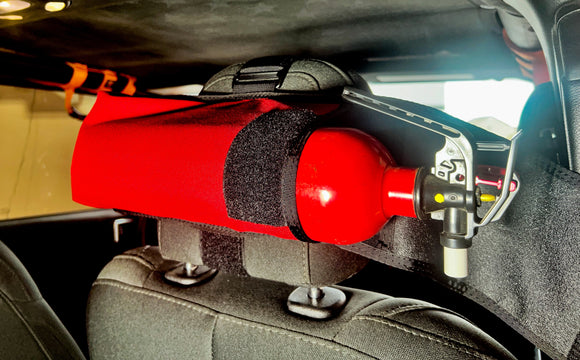 Fire Extinguisher Headrest Pouch