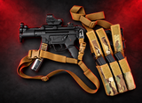 HK MP5 .22 or 9 mm spare magazine pouch sling - holds 6 mags
