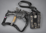 HK MP5 .22 or 9 mm spare magazine pouch sling - holds 6 mags