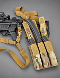 HK MP5 .22 or 9 mm spare magazine pouch sling - holds 6 mags
