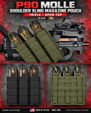 P90 MOLLE  Shoulder Sling Magazine Pouch TPL Open Top