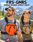 SINGLE FRS-GMRS RADIO CHEST PACK