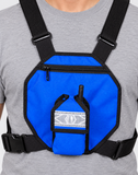 SINGLE FRS-GMRS RADIO CHEST PACK WITH REFLECTIVE