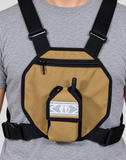 SINGLE FRS-GMRS RADIO CHEST PACK WITH REFLECTIVE