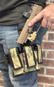 Tactical Pistol Triple Mag Pouch