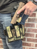 Tactical Pistol Triple Mag Pouch