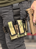 Tactical Triple Pistol Magazine Leg Pouch