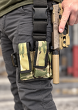 Tactical Triple Pistol Magazine Leg Pouch