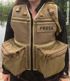 M&M Treker Photography Vest, Custom mesh photo vest