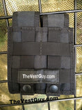 Double Five Seven Mag MOLLE pouch in black