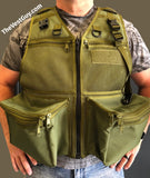 Custom mesh photo vest by The Vest Guy, M&M Treker Photography Vest