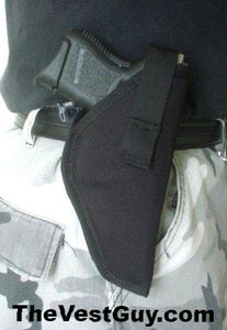 black airsoft belt holster