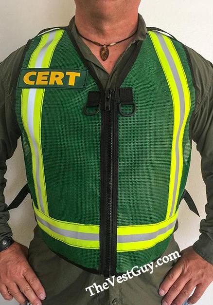 Basic CERT Vest Zipper with Reflective