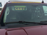Custom Vehicle visor name tags