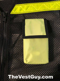 Florescent Yellow MOLLE cell phone pouch by The Vest Guy