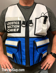 Logistics Section Chief 2 Tone Reflective Vest, Logistics Vest
