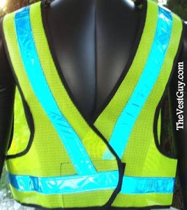 High Visibility 5pt Breakaway Safety Reflective Vest 2