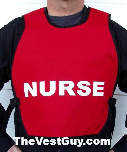 Red Nurse Safety Vest