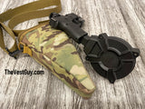  MOLLE Drum Pouch - ProMag SKU:DRM-A27.  - Fits Glock Model 17 and 19  9MM Drums, With Carry Strap, Made in USA, ProMag Glock Drum Mag Pouch  - MOLLE Sling Pouch by The Vest Guy, drum mag pouch, drum mag sling