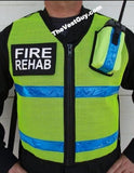 Radio Pocket Mesh Safety Vest