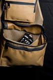 Inside of cargo pocket of tan photo vest by TheVestGuy.com