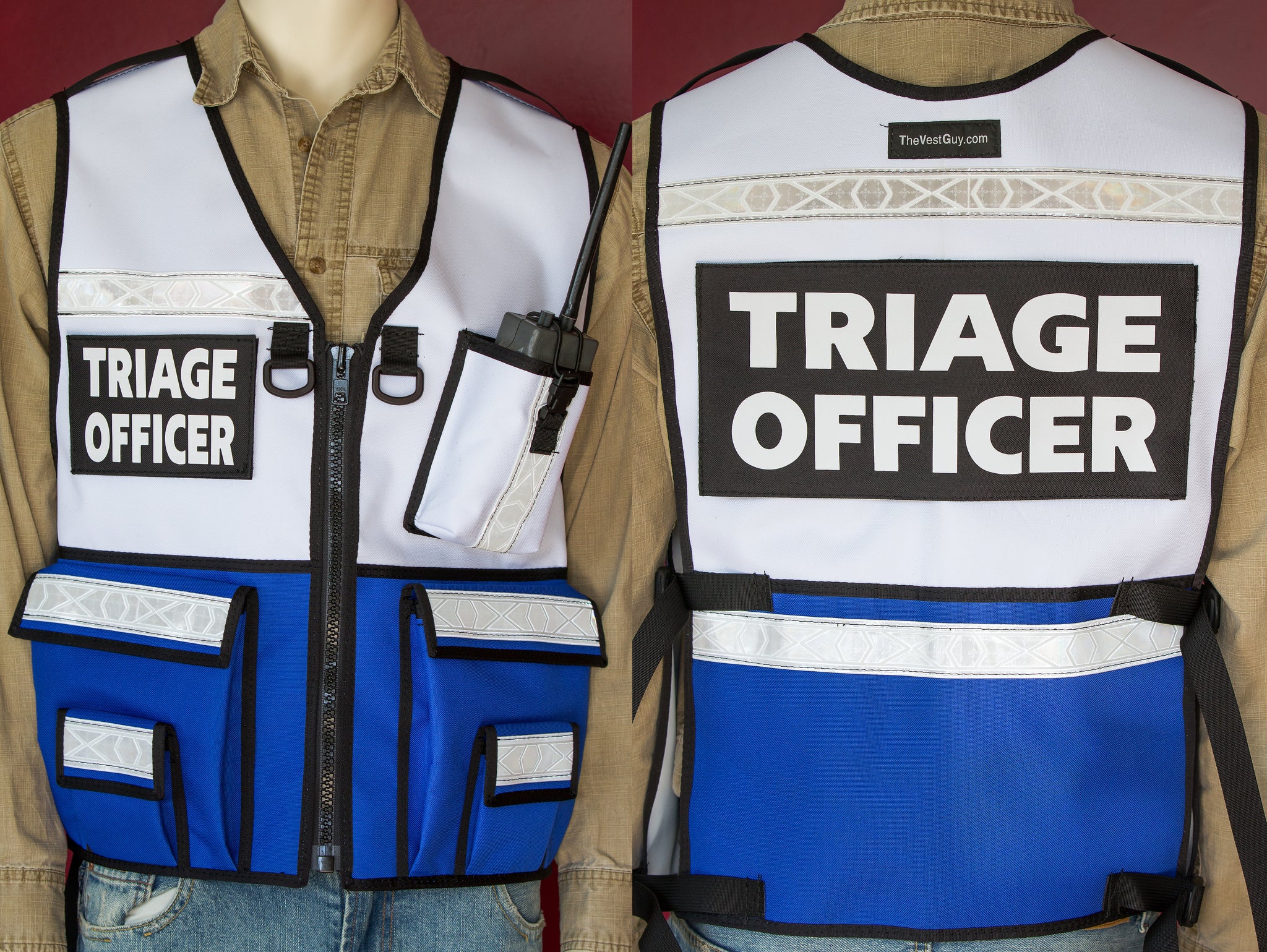 Safety Vest - Two Tone Reflective Vest by TheVestGuy.com – The 