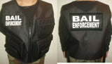 Custom Black Bail Enforcement Vest