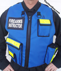 Blue Firearms Instructor Vest by The Vest Guy