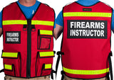 Red Firearms Instructor Vest by TheVestGuy
