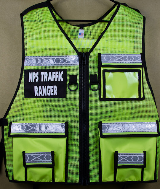 NPS Traffic Ranger Vest - High Visibility Mesh Vest