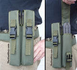P90 belt loop double mag pouch