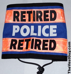 Retired Police armband with reflective