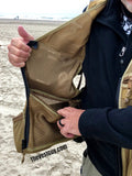 Optional photo vest insider zippers