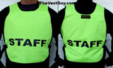 Staff High Visibility Pullover Safety Vest