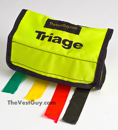 Custom triage tape pouch